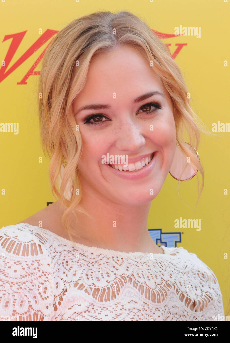 Oct. 22, 2011 - Los Angeles, California, U.S. - Andrea Bowen Attending The Variety's 5th Annual Power Of Youth Event held at the Paramount Studios in Hollywood, California on 10/22/11. 2011(Credit Image: © D. Long/Globe Photos/ZUMAPRESS.com) Stock Photo