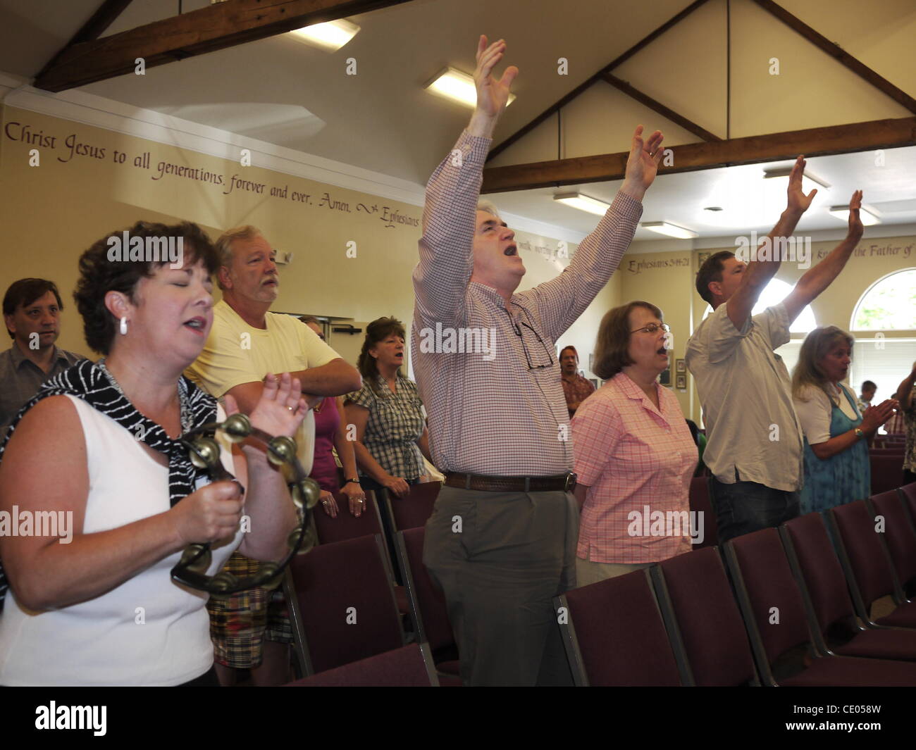 July 31, 2011 - New York, New York, U.S. - True Vine Christian Fellowship in McMinnville, Oregon. (Credit Image: © John Marshall Mantel/ZUMAPRESS.com) Stock Photo