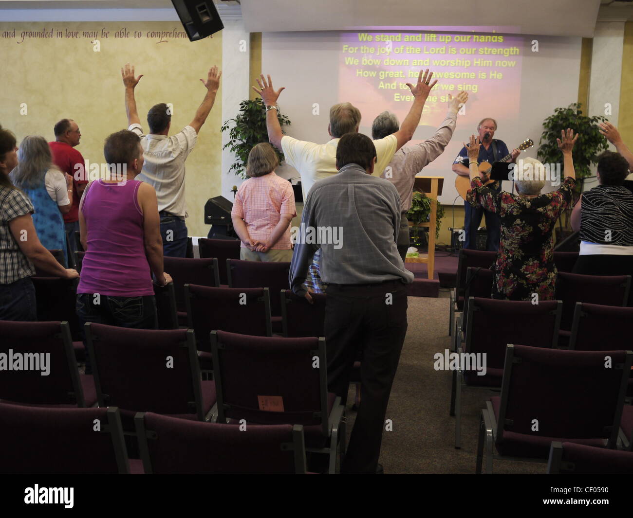 July 31, 2011 - New York, New York, U.S. - True Vine Christian Fellowship in McMinnville, Oregon. (Credit Image: © John Marshall Mantel/ZUMAPRESS.com) Stock Photo