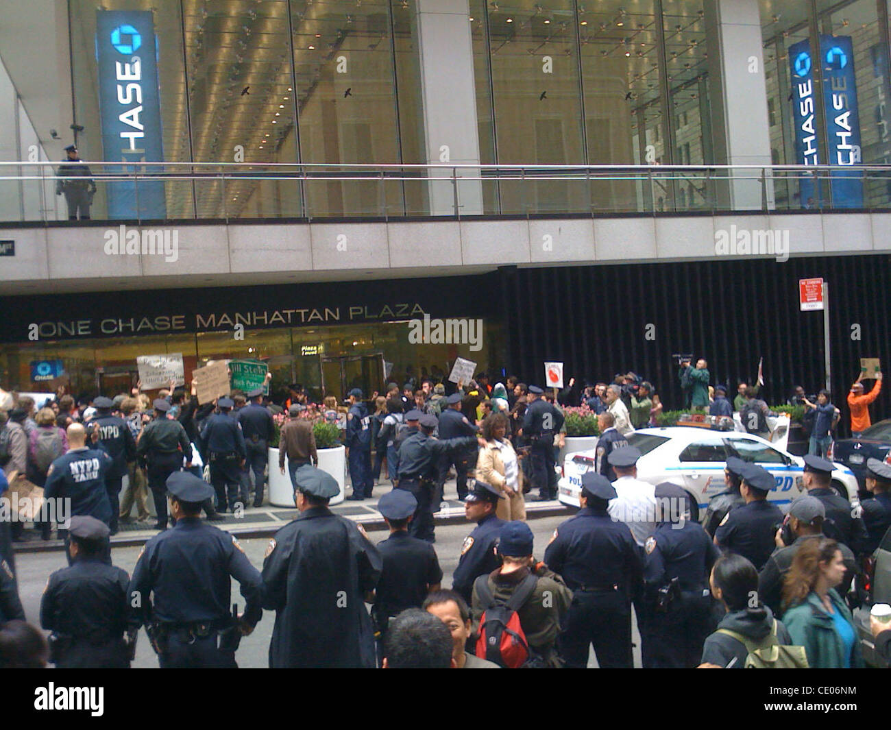Nov. 03, 2011 - New York, New York, U.S. - Occupy Wall Street protesters shot with an iPhone. (Credit Image: © John Marshall Mantel/ZUMAPRESS.com) Stock Photo