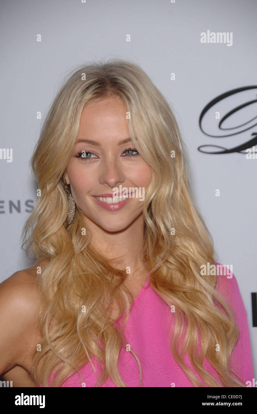 Sept. 11, 2011 - Hollywood, California, U.S. - Emily Montague during the 7th Annual Pink Party, held at Drai's at the W Hollywood, on September 10, 2011, in Los Angeles.(Credit Image: © Michael Germana/Globe Photos/ZUMAPRESS.com) Stock Photo