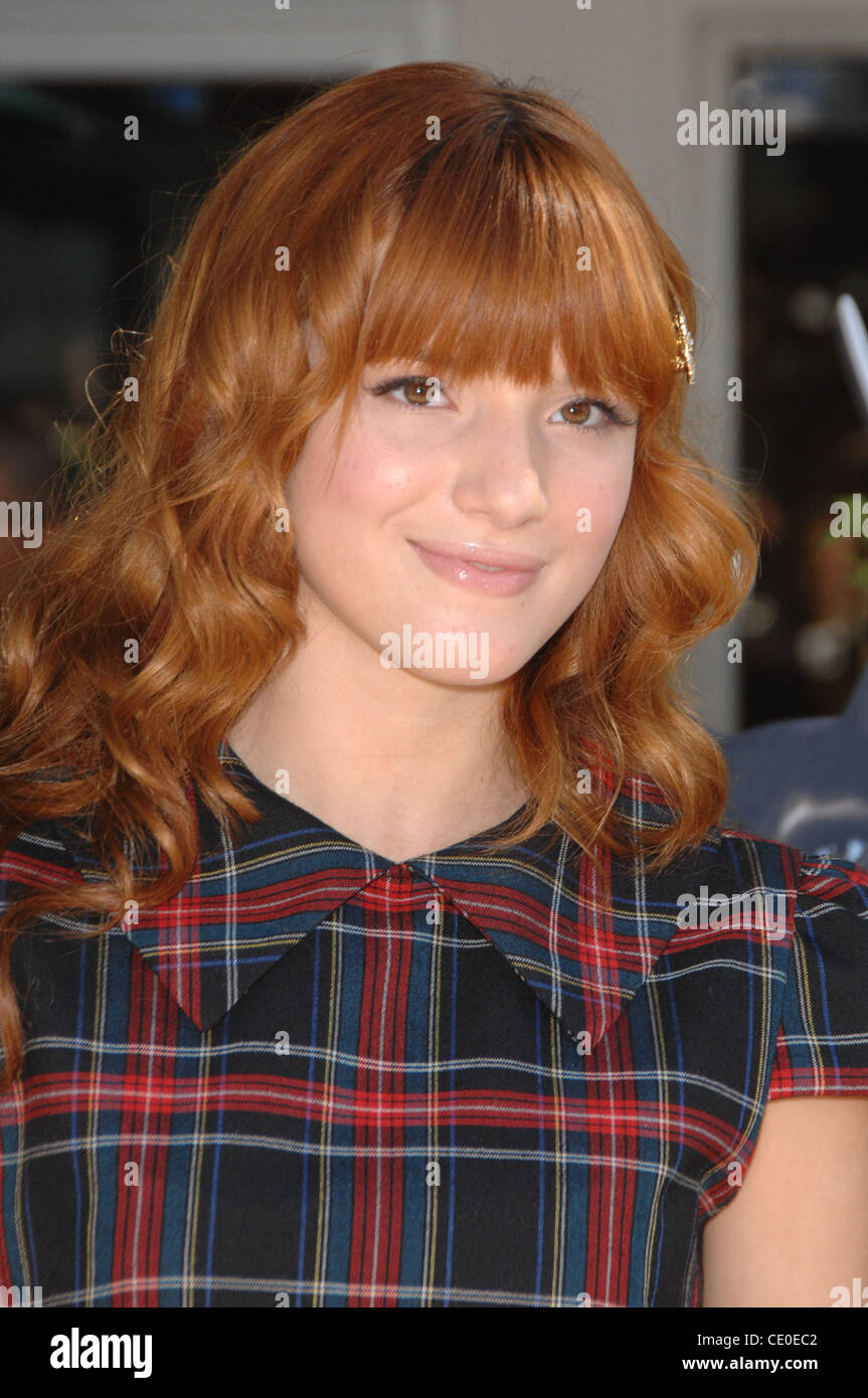 Oct. 23, 2011 - Hollywood, California, U.S. - Bella Thorne during the premiere of the new movie from Dreamworks Animation's PUSS IN BOOTS, held at the Regency Village Theatre, on October 23, 2011, in Los Angeles.(Credit Image: © Michael Germana/Globe Photos/ZUMAPRESS.com) Stock Photo