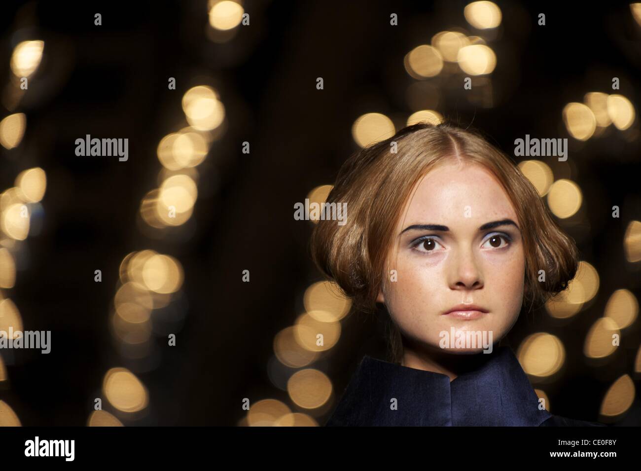 Sept. 16, 2011 - London, England, UK - Models participate in the Corrie Nielsen show at The Old Sorting Office. (Credit Image: © Mark Makela/ZUMAPRESS.com) Stock Photo