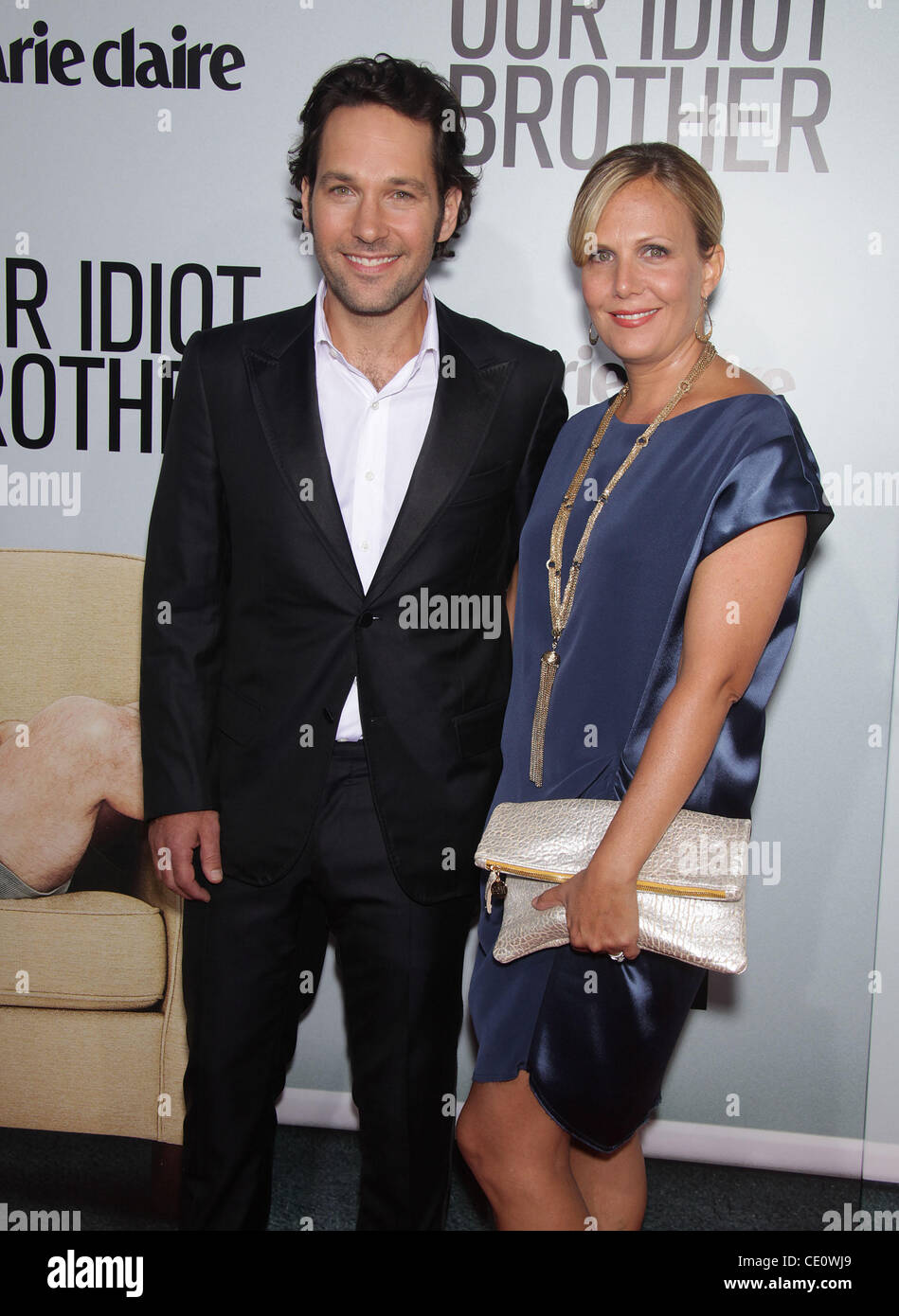 Aug. 16, 2011 - Hollywood, California, U.S. - PAUL RUDD & wife JULIE