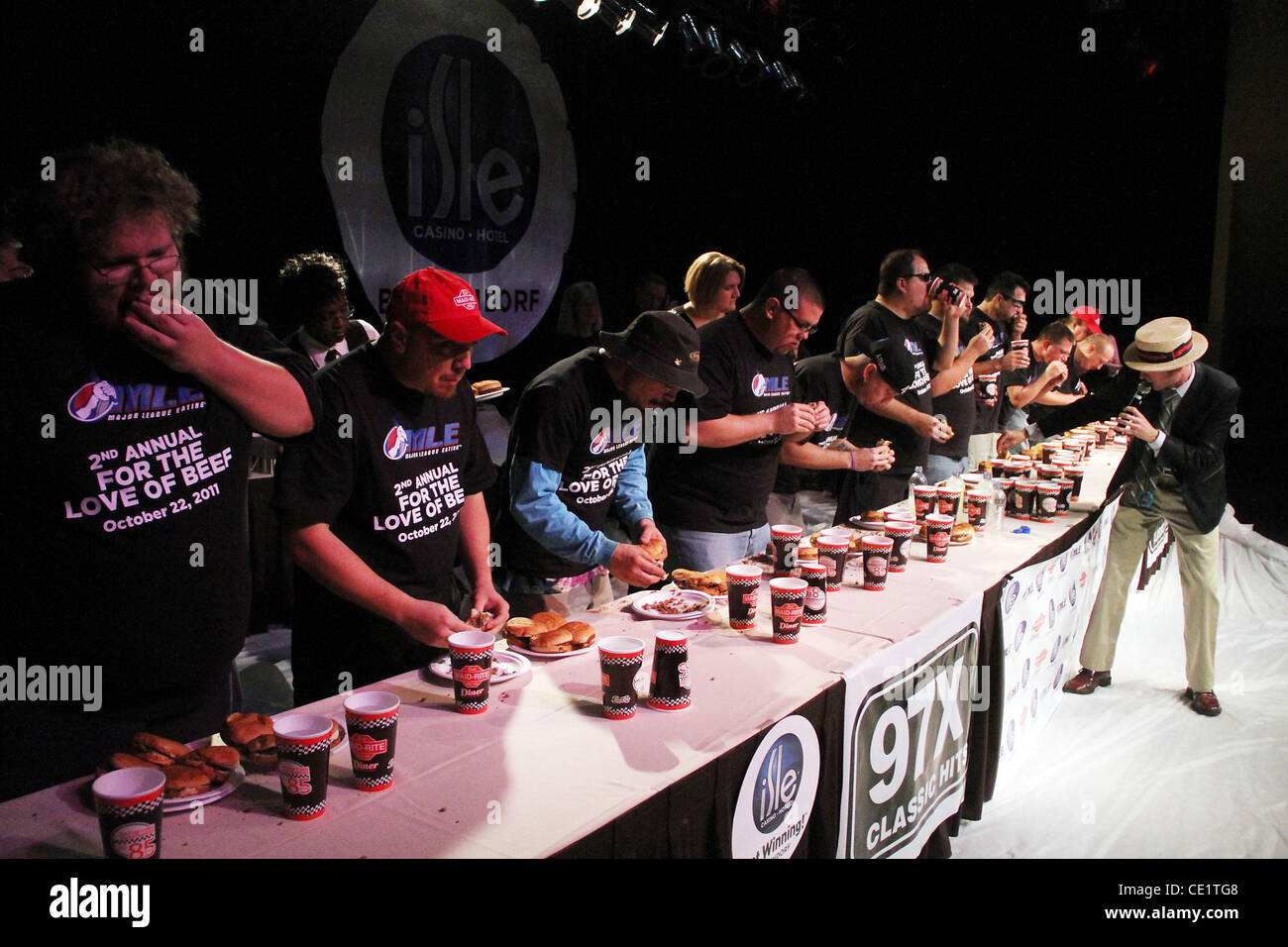 The sport of competitive eating returned to Bettendorf for the second