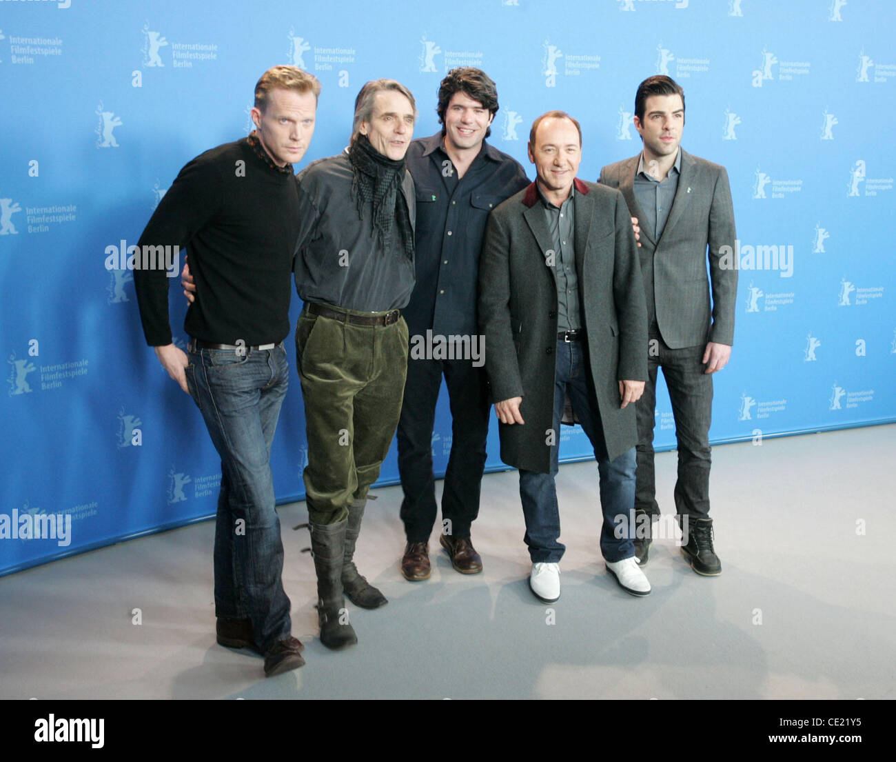 Paul Bettany, Jeremy Irons, JC Chandor, Kevin Spacey, Zachary Quinto at