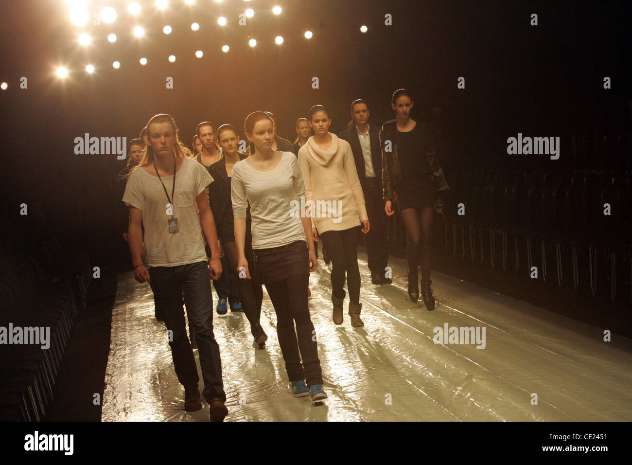 Models - Backstage - Patrick Mohr fashion show at Mercedes Benz Fashion ...
