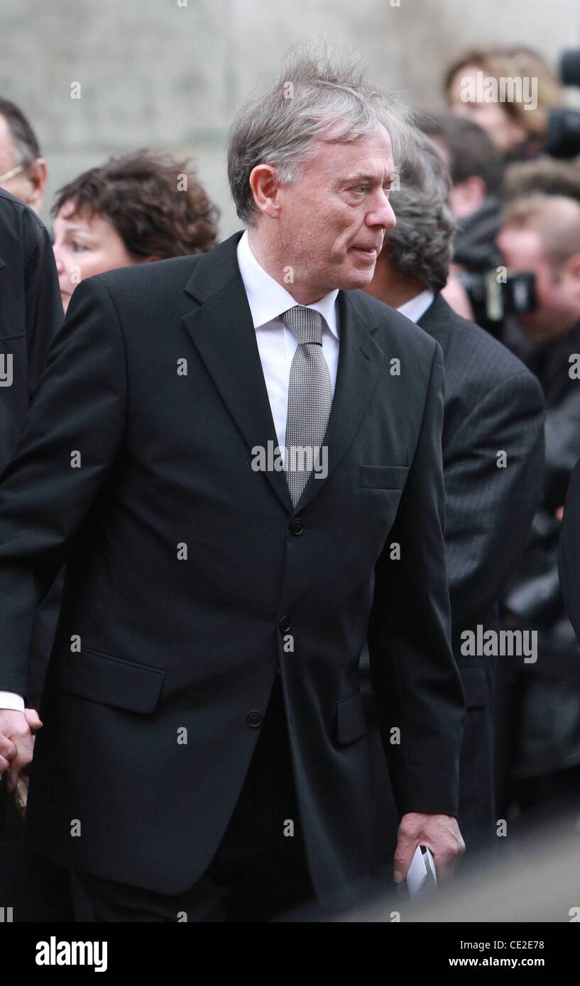 Horst Koehler At Loki Schmidt's Funeral At St. Michaelis Church 