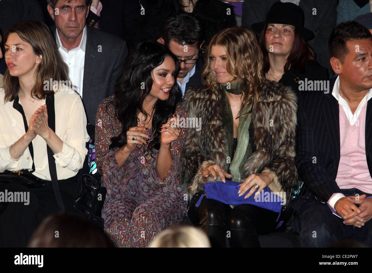 Vanessa Hudgens and Fergie, aka Stacy Ann Ferguson MercedesBenz IMG