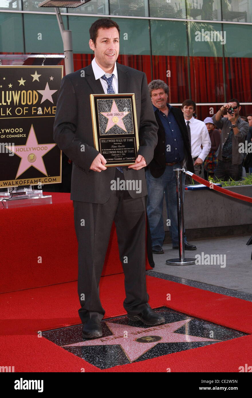 Adam Sandler is honored on the Hollywood Walk of Fame