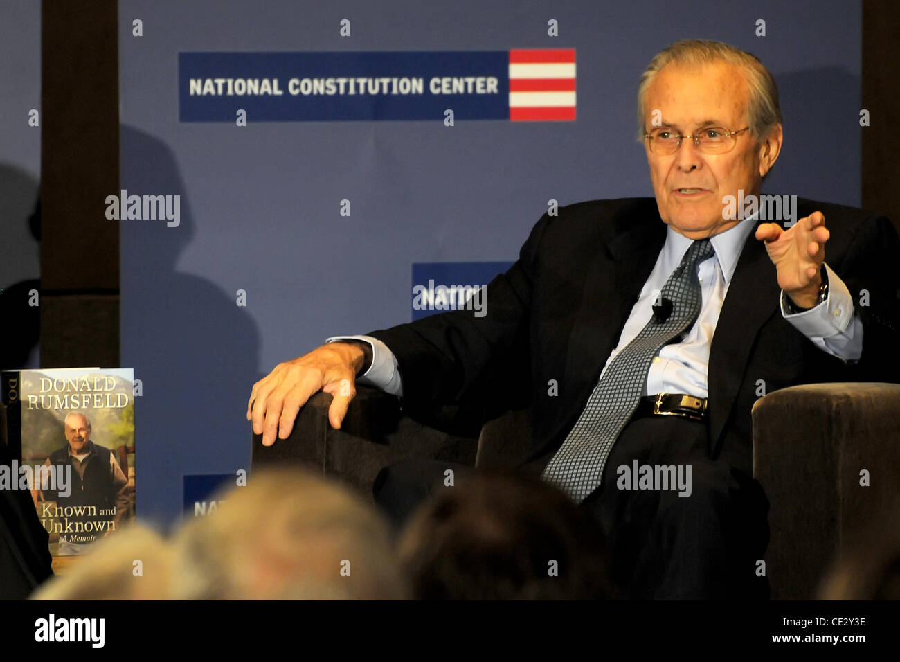Donald Rumsfeld 21st United States Secretary of Defense promotes his ...