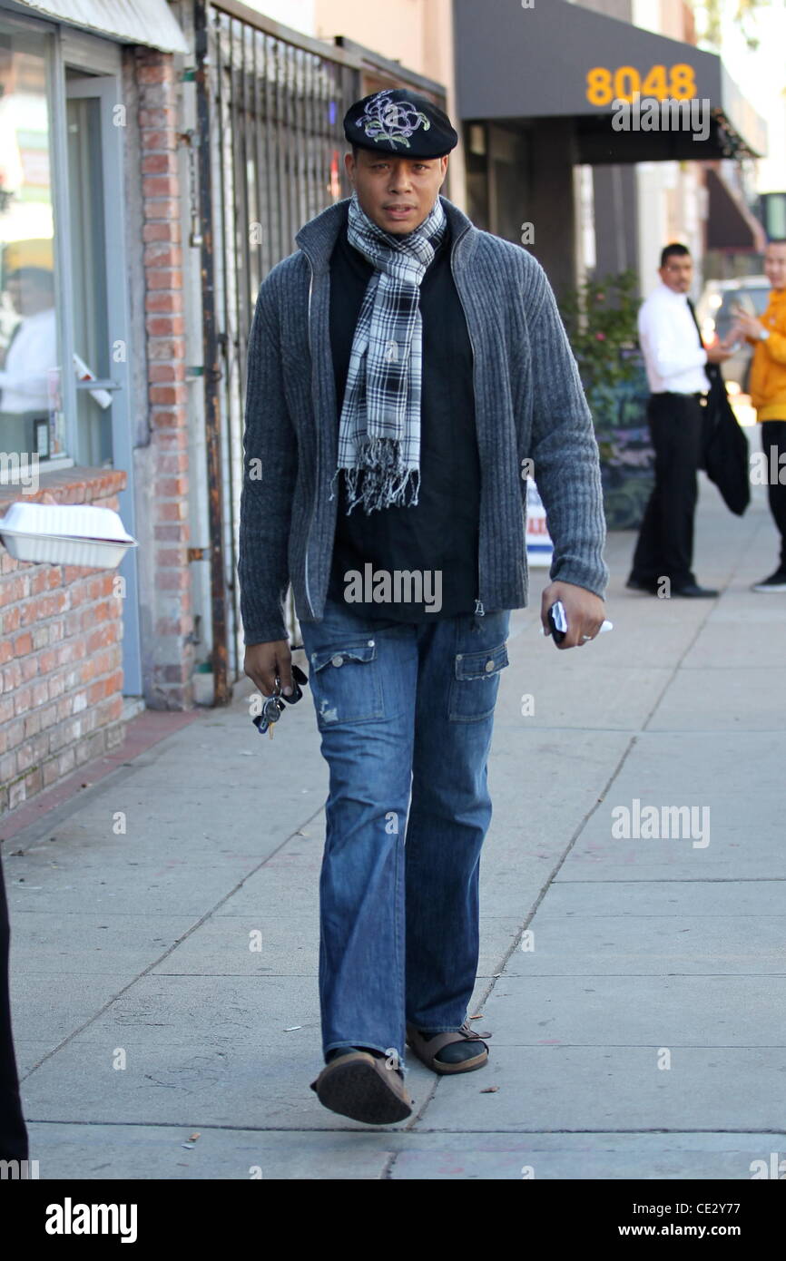 Terrence Howard wearing Birkenstock sandals with socks while shopping in  Hollywood Los Angeles, California - 10.02.11 Stock Photo - Alamy