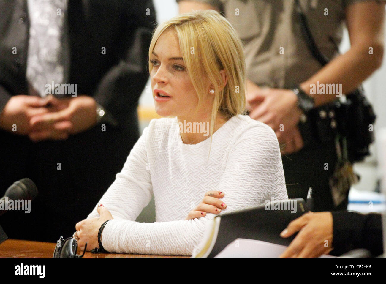 Lindsay Lohan at Los Angeles County Superior Court Airport Courthouse