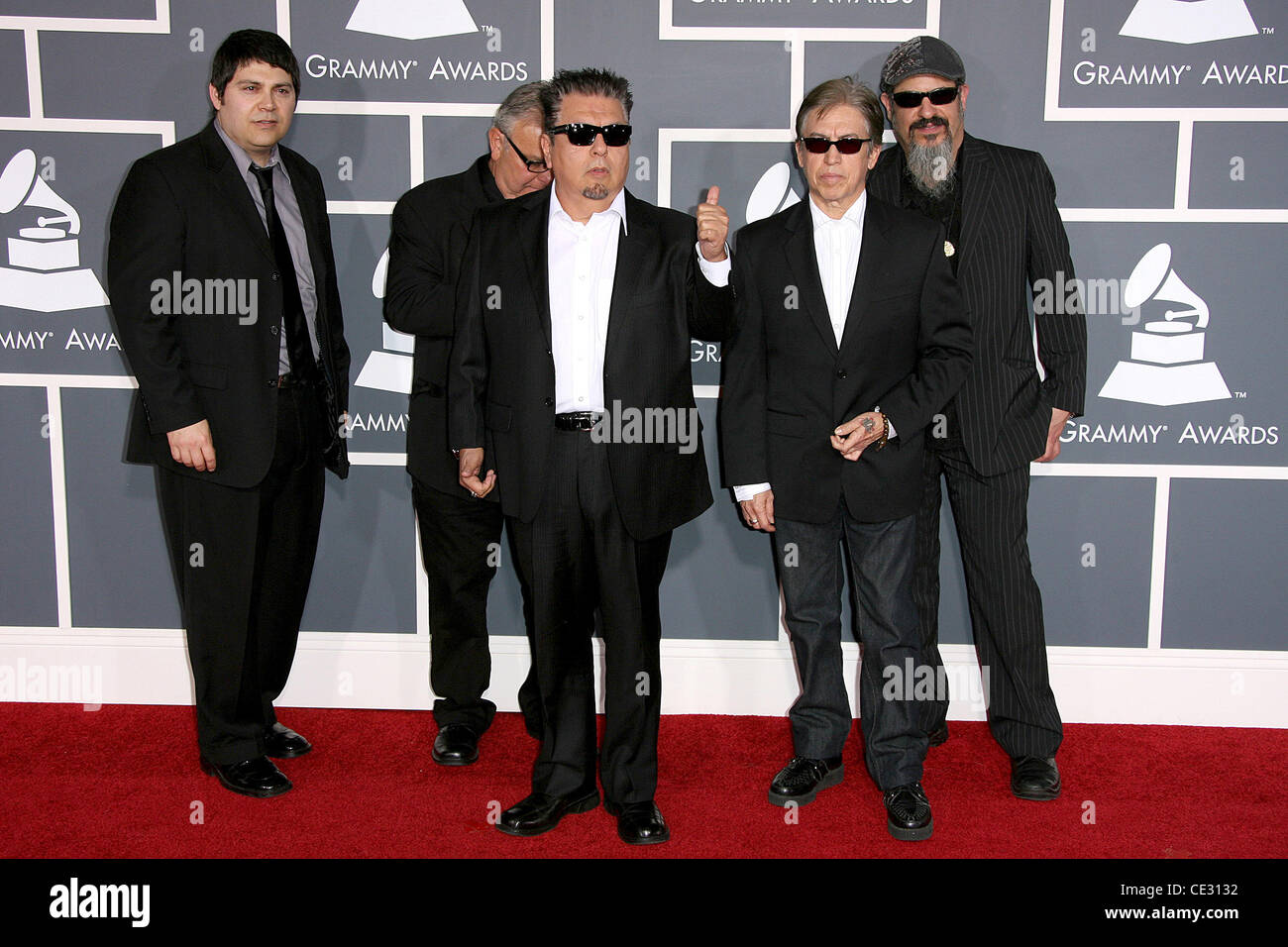 Los Lobos The 53rd Annual GRAMMY Awards at the Staples Center - Red Carpet Arrivals Los Angeles, California - 13.02.11 Stock Photo