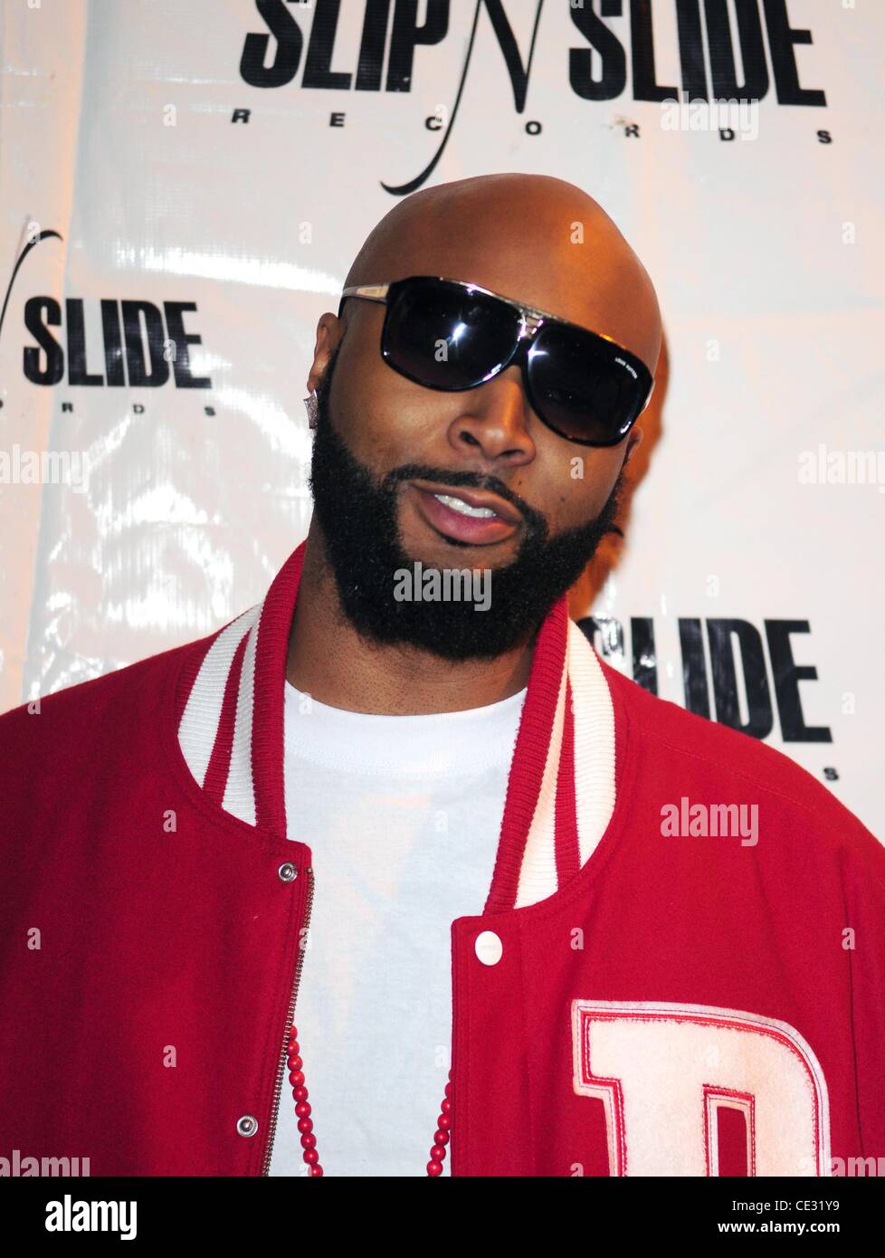 Rapper Mike Bless  Jagged Edge new single release party for 'Baby' at Cafe Iguana Pembroke Pines, Florida - 14.02.11 Stock Photo
