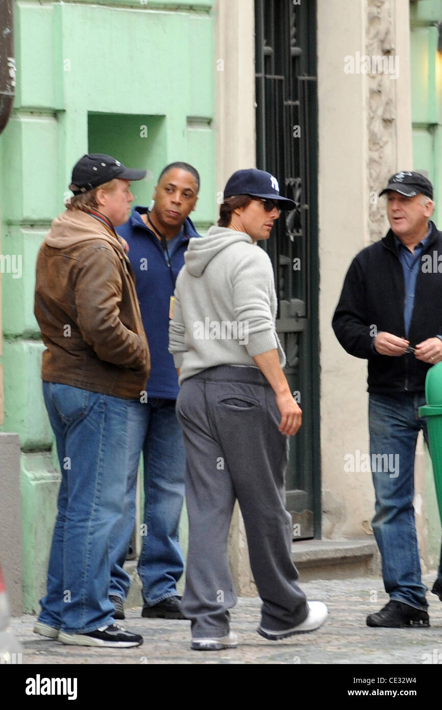 Tom Cruise and director Brad Bird test a possible location to shoot 'Mission Impossible IV