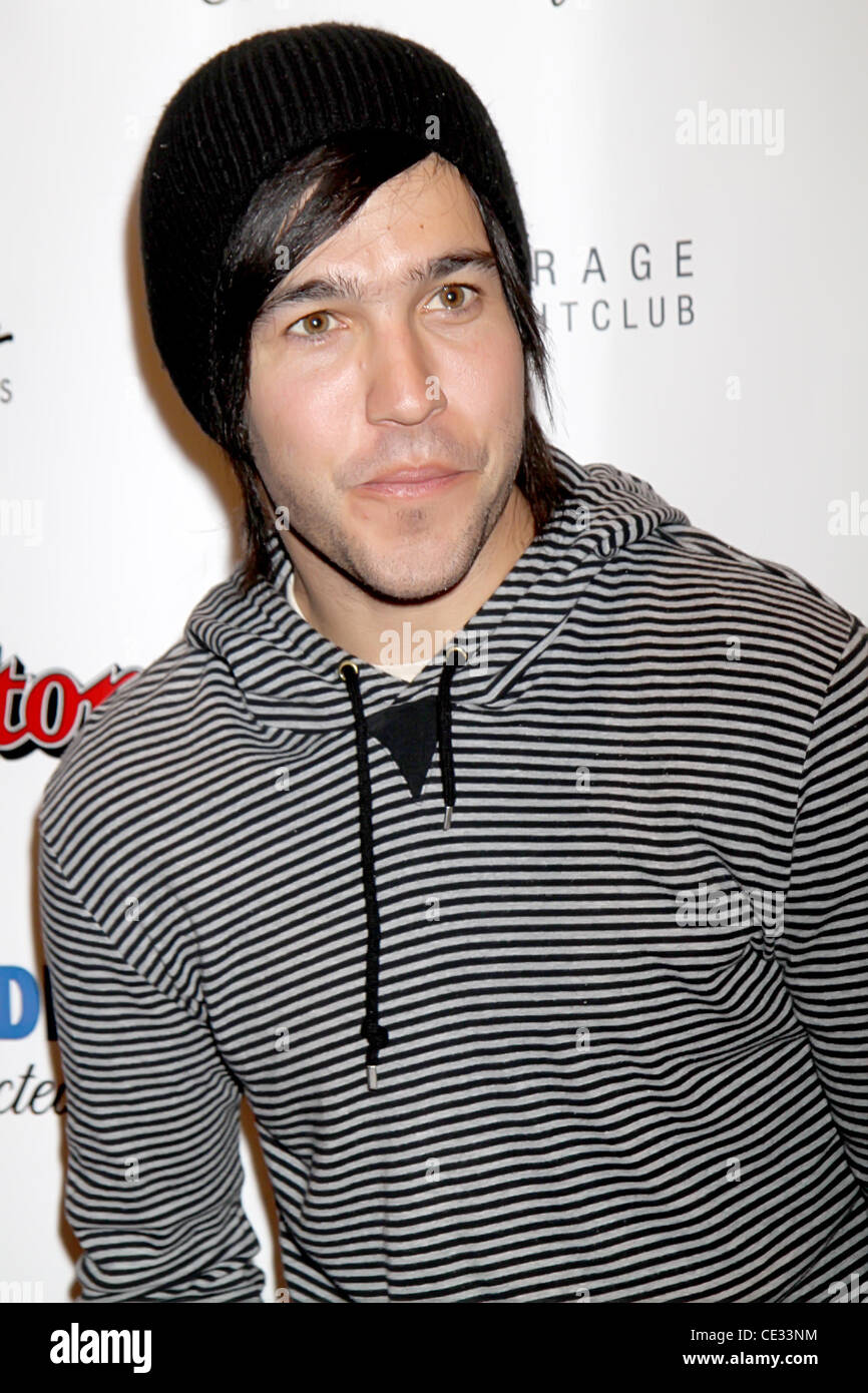 Pete Wentz Rolling Stone Hot Party at Jet Nightclub at The Mirage Resort  Hotel - Arrivals Las Vegas, Nevada - 01.10.10 Stock Photo - Alamy
