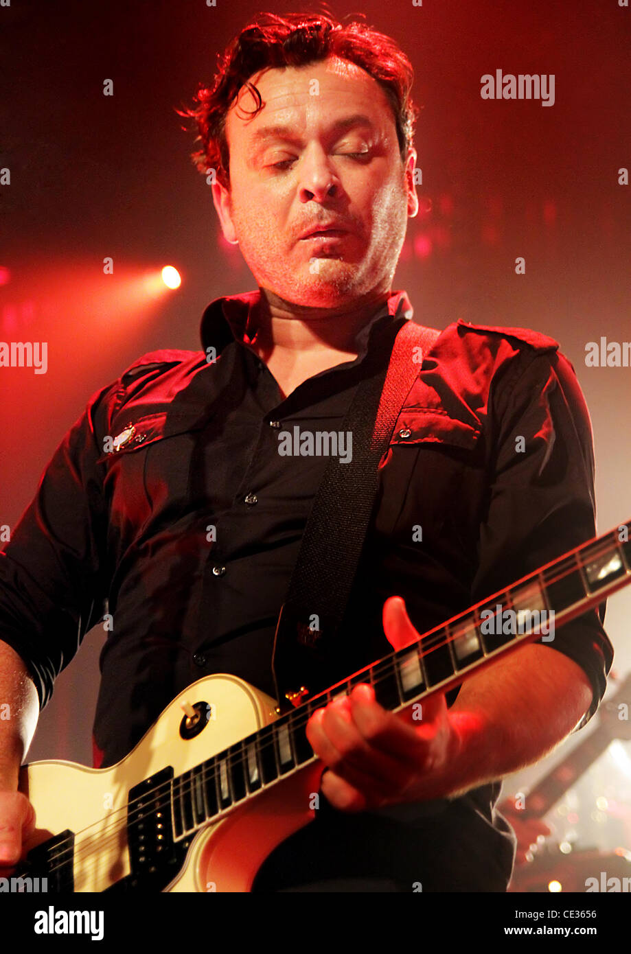 James Dean Bradfield The Manic Street Preachers performing at Liverpool University London