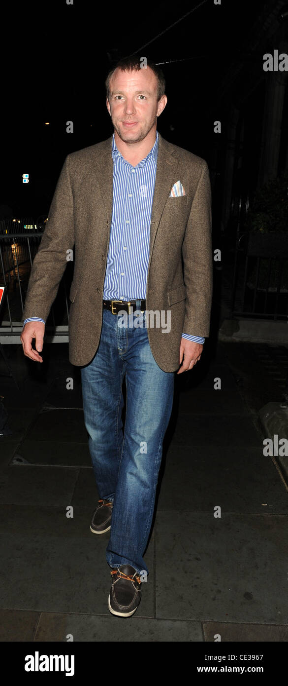 Guy Ritchie leaving Scotts restaurant London, England, 15.10.10 Stock ...