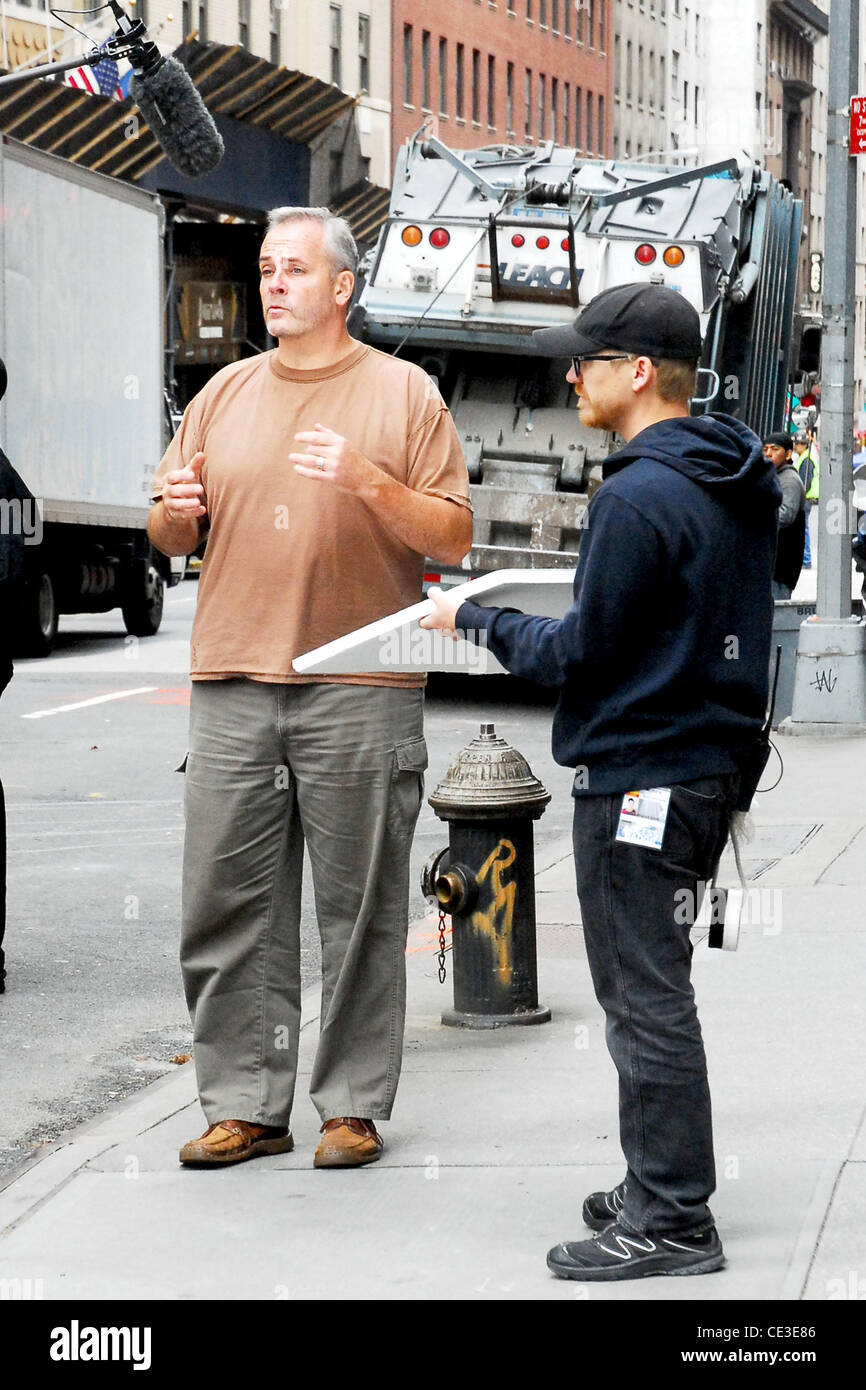 Richard Hatch first 'Survivor' series winner filming a project in Midtown New York City, USA - 29.10.10 Stock Photo