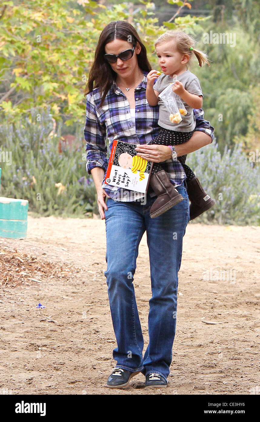 Jennifer Garner and Seraphina Affleck are seen doing various activities