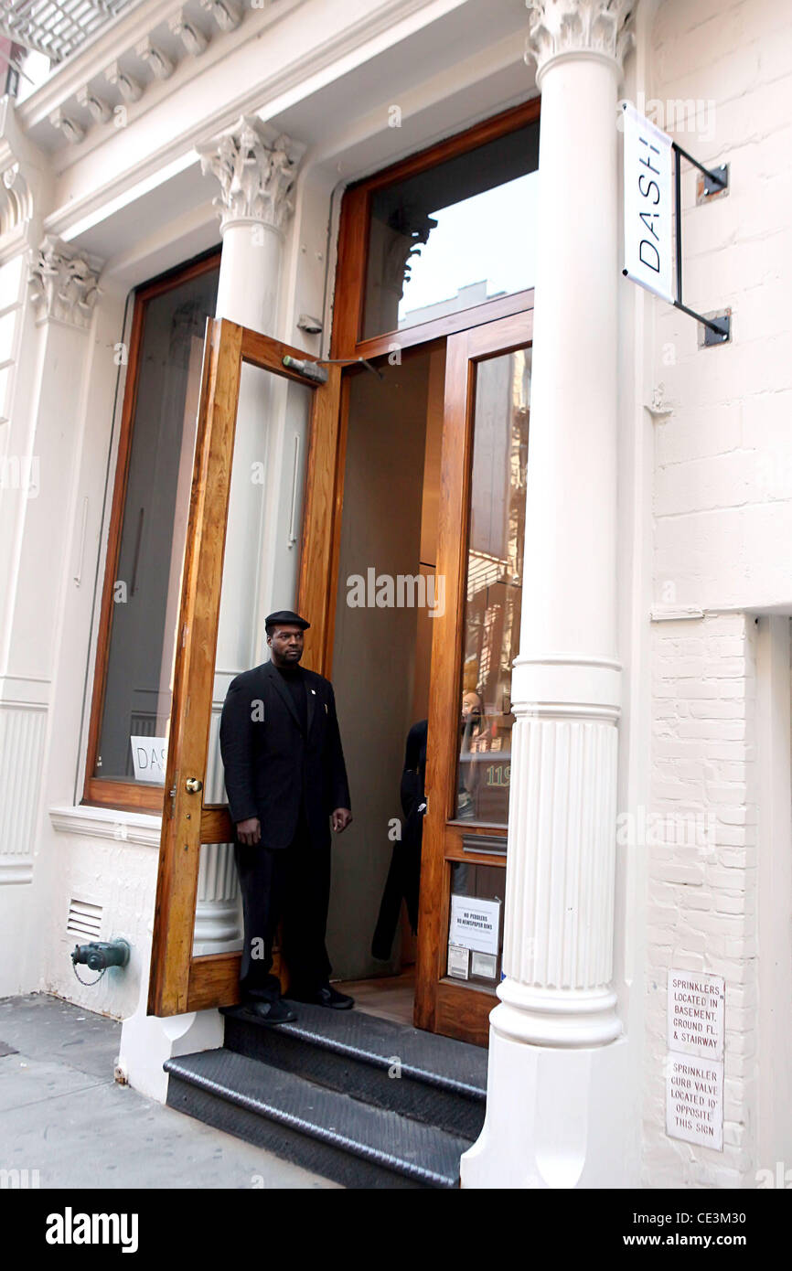 Atmosphere Location of the newlyopened Kardashianowned DASH Store in Manhattan New York City