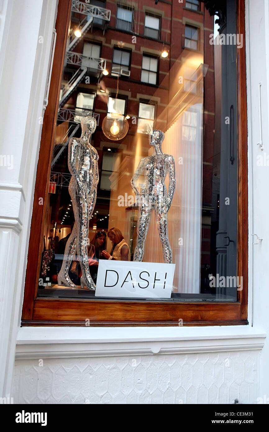 Atmosphere Location of the newlyopened Kardashianowned DASH Store in Manhattan New York City