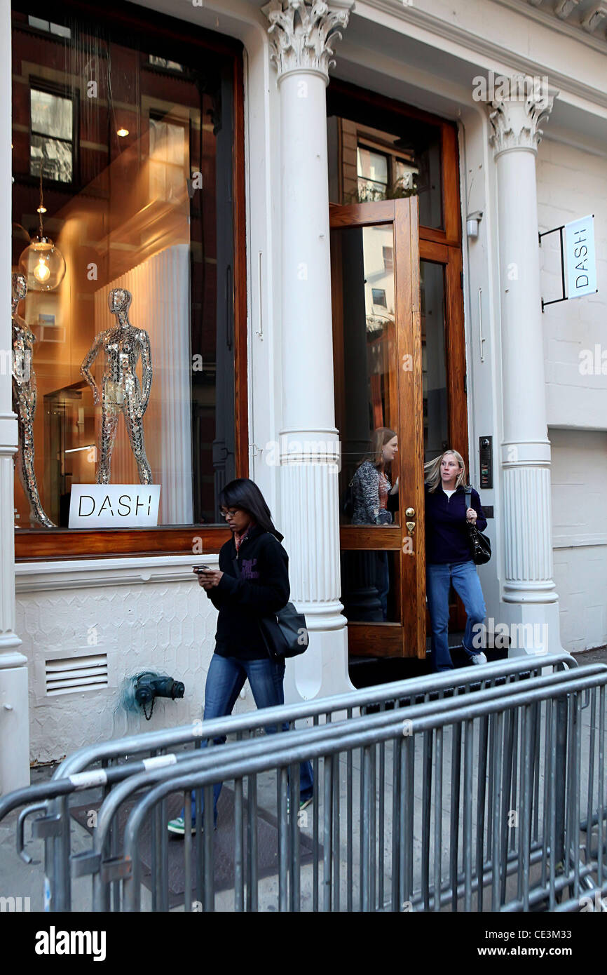 Atmosphere Location of the newlyopened Kardashianowned DASH Store in Manhattan New York City