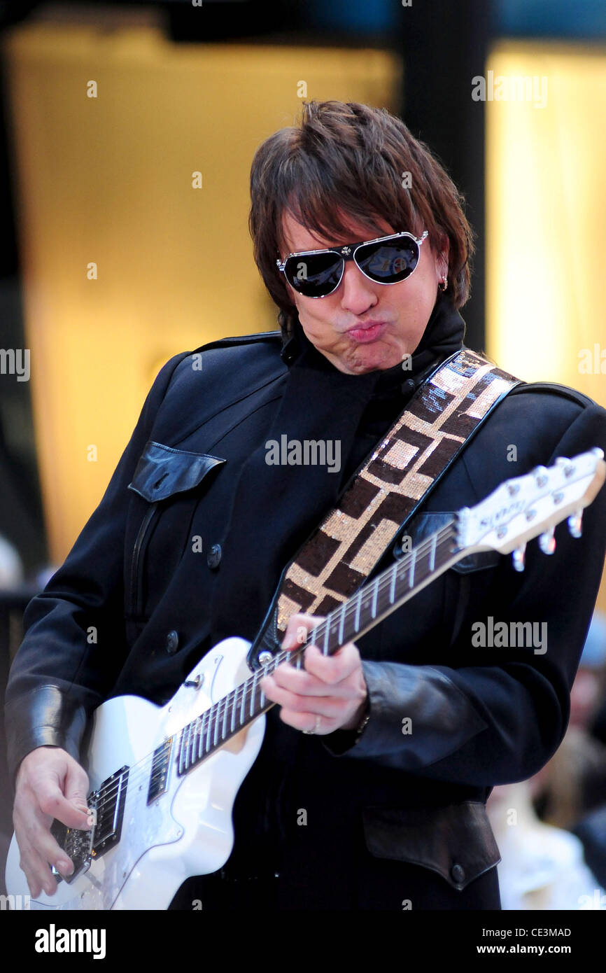 Richie Sambora performs live on the Plaza at Rockefeller Center as