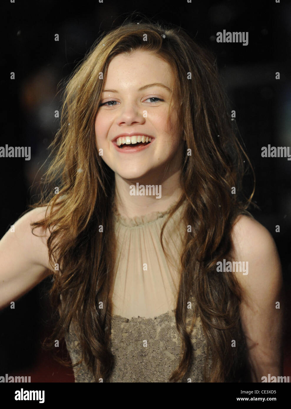 Georgie Henley  The Royal Premiere of The Chronicles of Narnia: The Voyage of the Dawn Treader at the Odeon Leicester Square.  London, England - 30.11.10 Stock Photo
