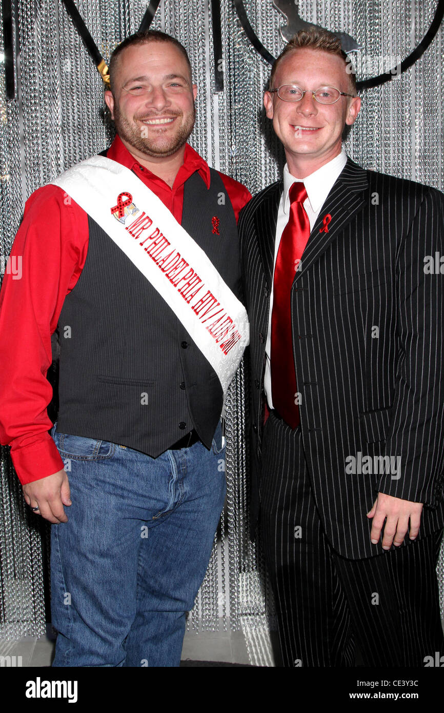 Bobby Townsend and Anthony Polimeni World Aids Day press conference, held at Rumor Boutique Hotel - Inside Las Vegas, Nevada - 01.12.10 Stock Photo