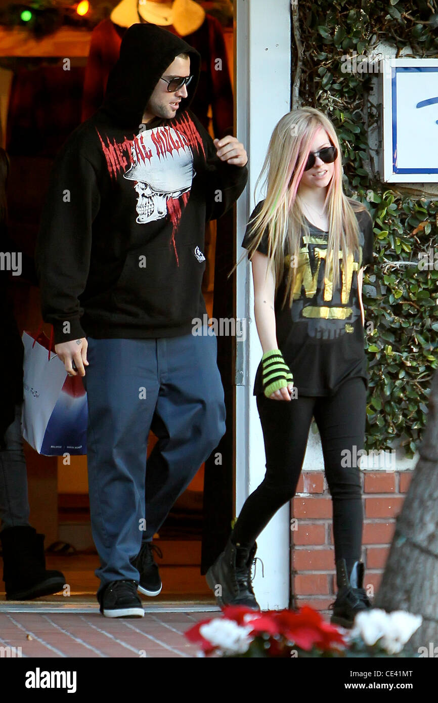 Brody Jenner and Avril Lavigne Avril Lavigne leaving Fred Segal in West  Hollywood with her boyfriend after Christmas shopping. Lavigne had an  assistant carry her purchases upon departing the store. Los Angeles,