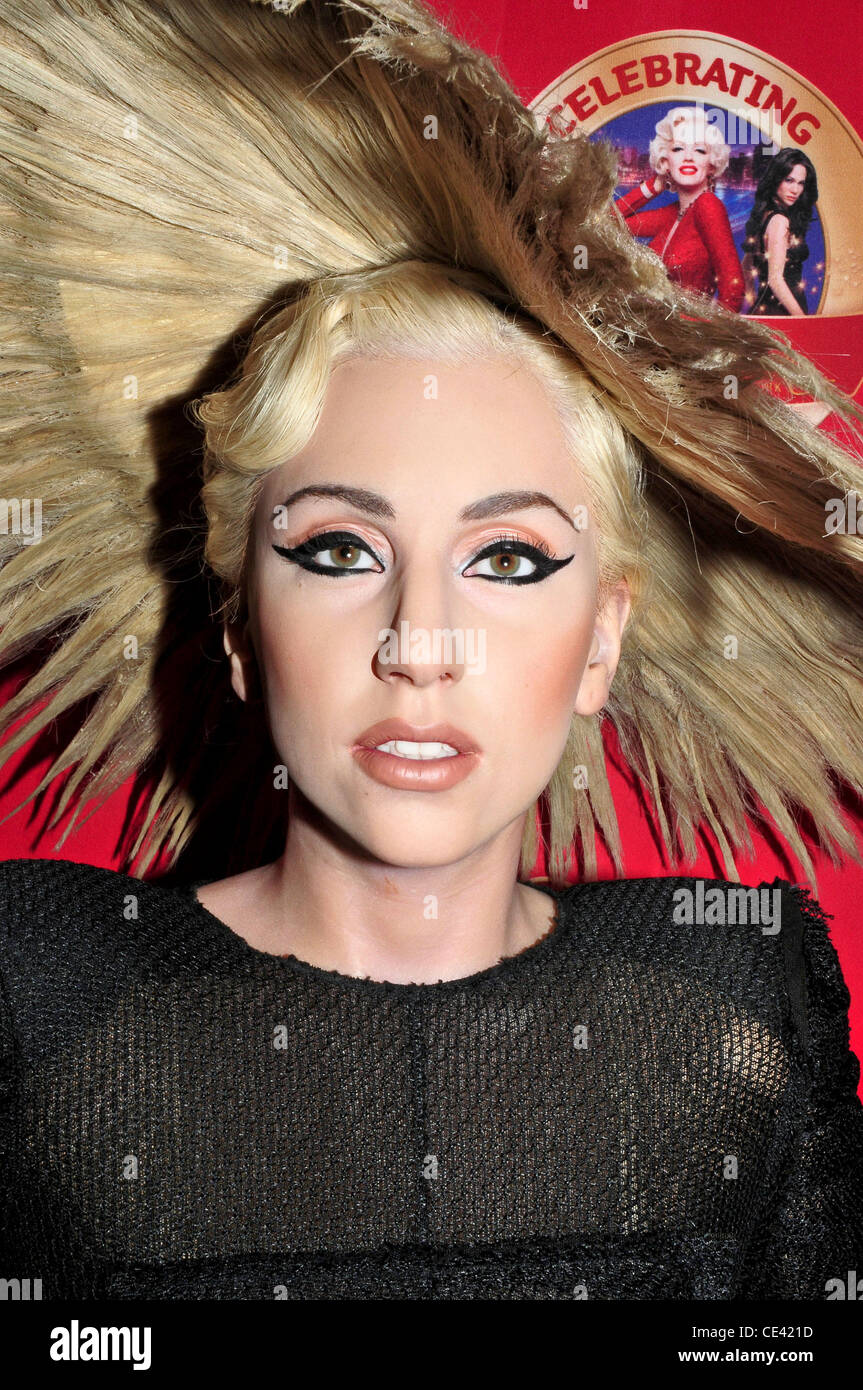 Wax Figure of Lady Gaga unveiled at Madame Tussauds in New York City New  York City, USA - 09.12.10 Stock Photo - Alamy
