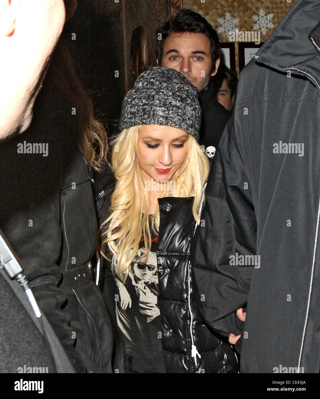 Matt Ruttler Christina Aguilera and Matt Rutler Christina Aguilera leaving Mahiki ...