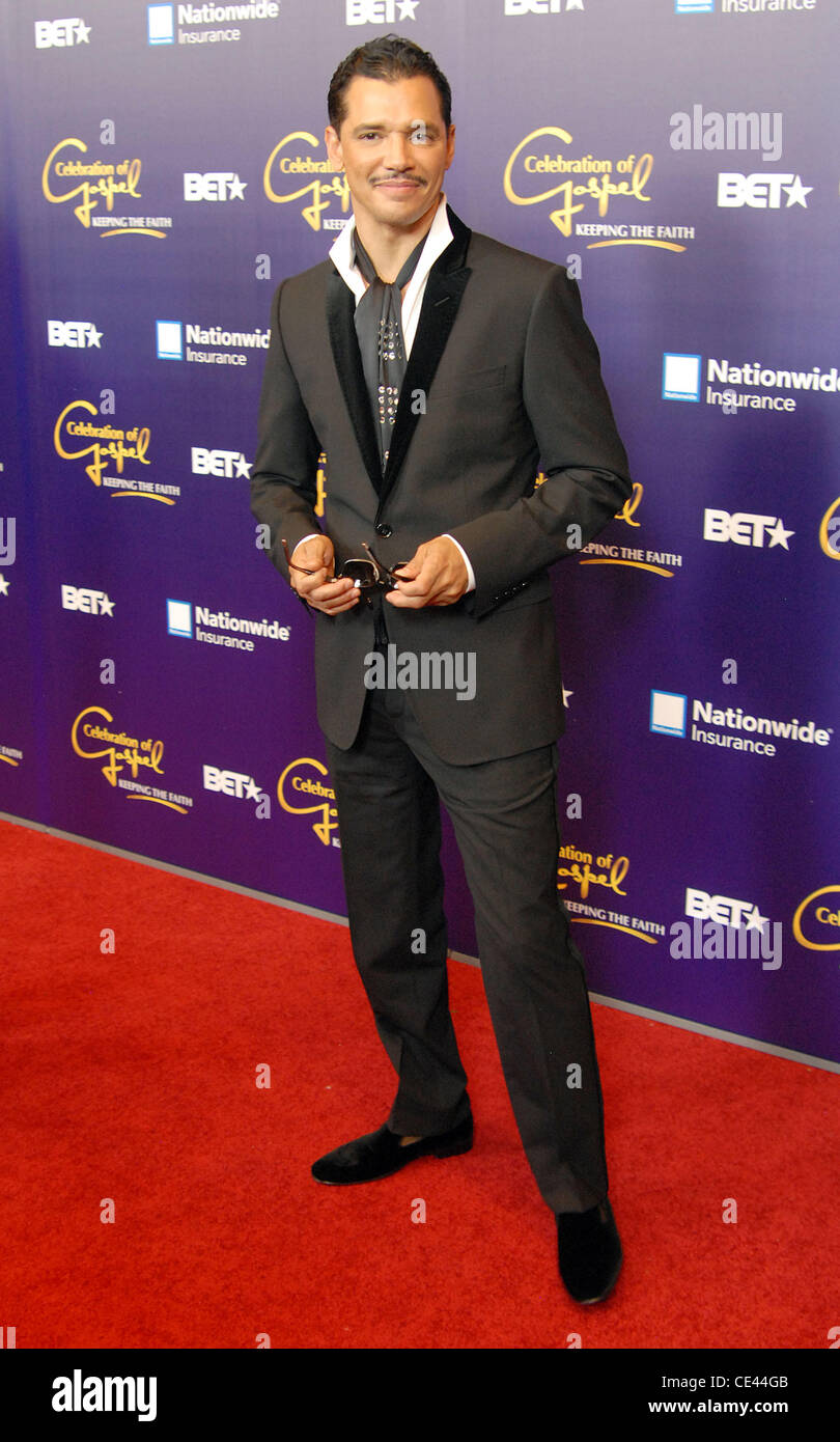 El DeBarge appears on the red carpet for the BET Celebration of Gospel Los Angeles, California - 11.12.10 Stock Photo