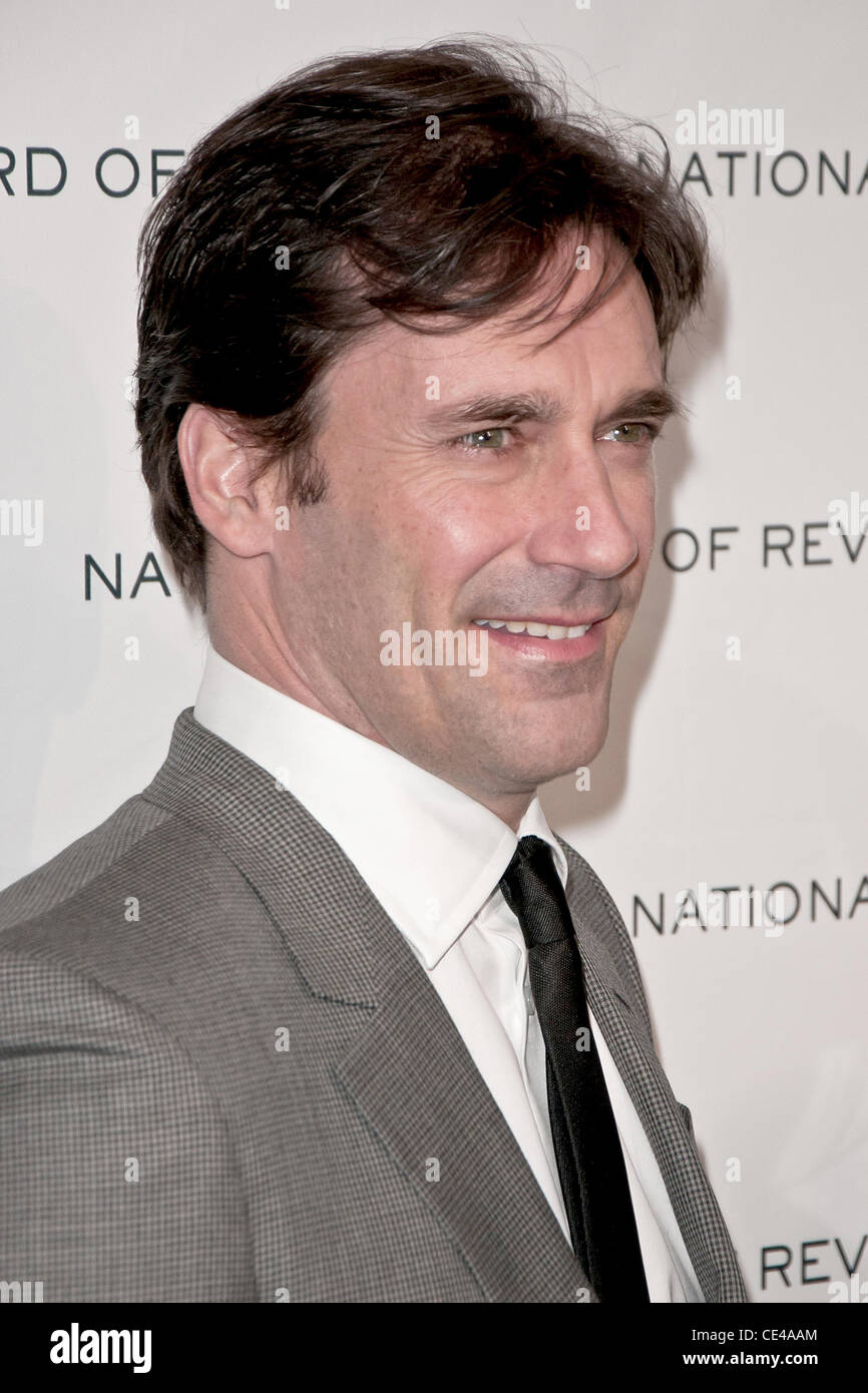 Jon Hamm The 63rd National Board of Review of Motion Pictures Gala, held at Cipriani 42nd Street - Arrivals New York City, USA - 11.01.11 Stock Photo