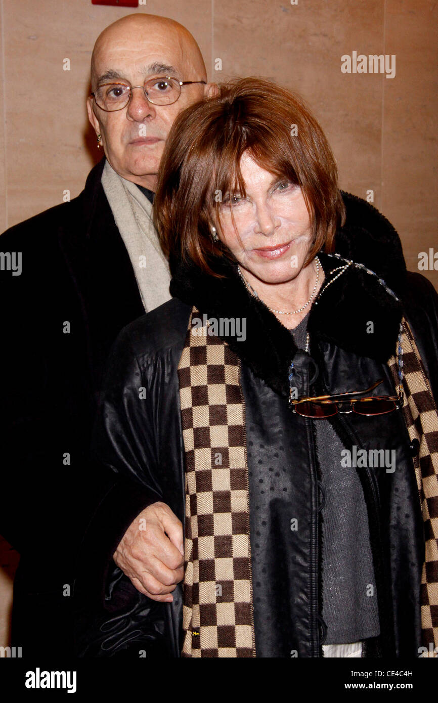 Joe Feury and his wife Lee Grant Opening night of the Lincoln Center production of 'Other Desert Cities by Jon Robin Baitz' at the Mitzi E. Newhouse Theater - Arrivals  New York City, USA - 13.01.11 Stock Photo