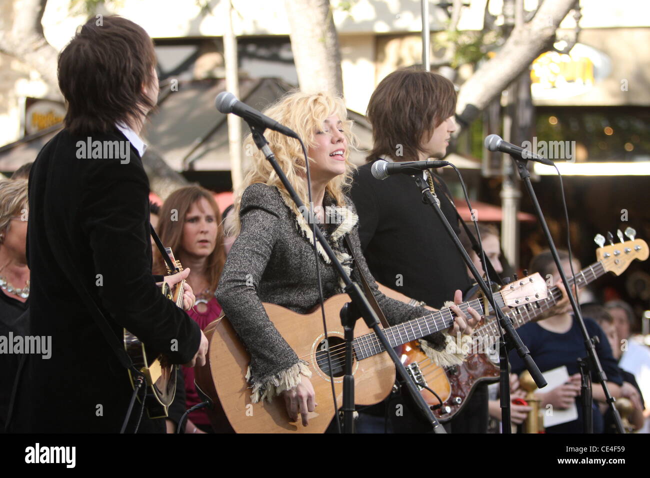 Perry Performance Group The Band Perry at The Grove for an interview and performance on the ...