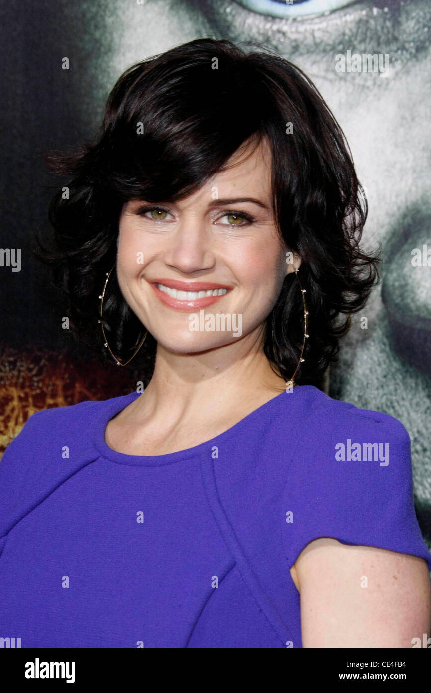 Actress Carla Gugino  Los Angeles Premiere of Warner Bros' 'The Rite' held at the Grauman's Chinese Theatre  Los Angeles, California - 26.01.11 Stock Photo