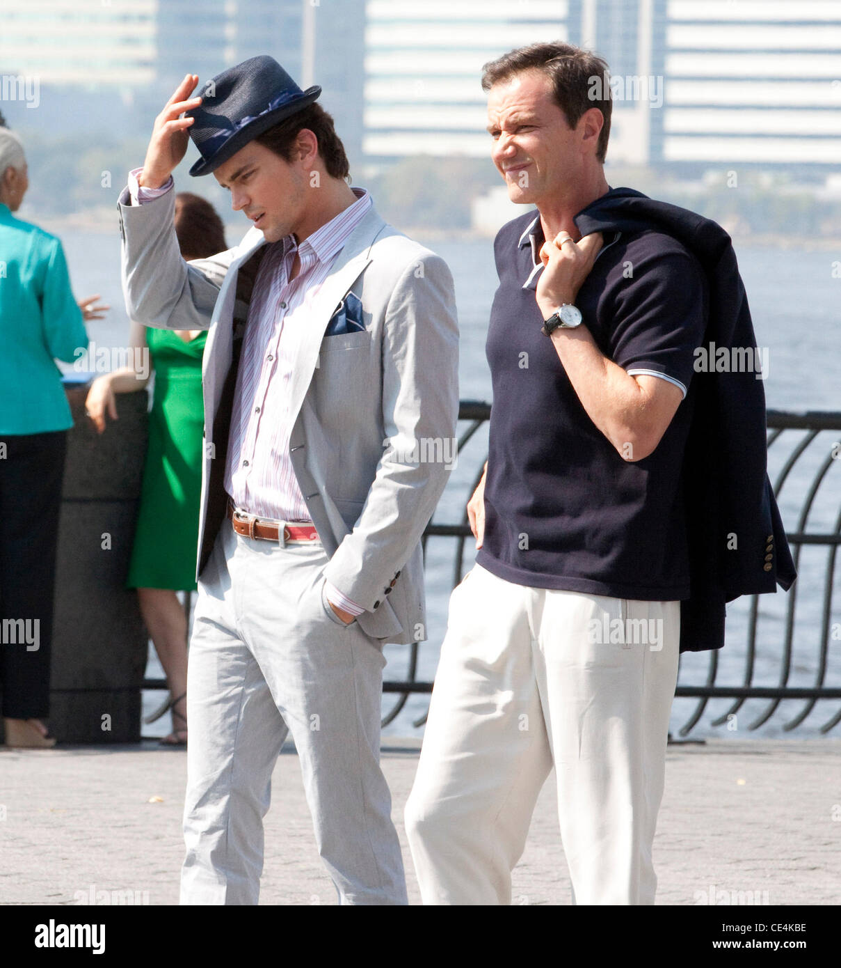 White Collar Baseball Scene 