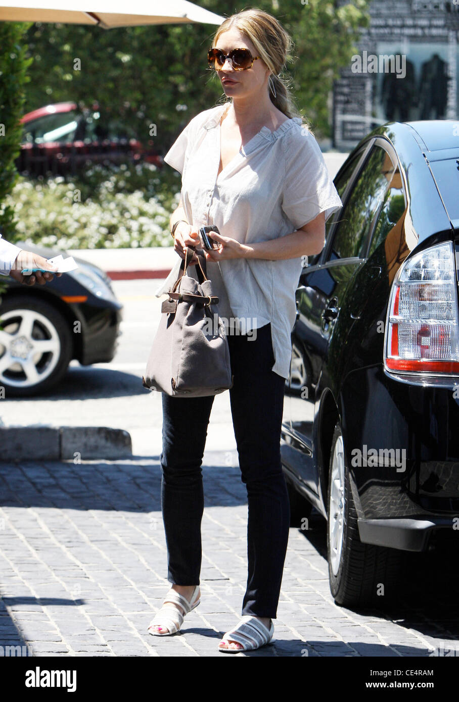 Rebecca Gayheart leaving Cecconi's restaurant Los Angeles, California