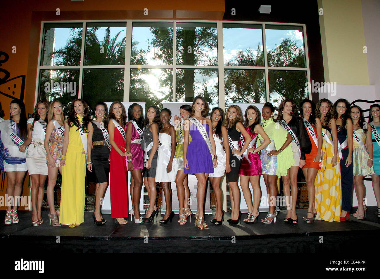 Miss universe 2010 latin contestants hi-res stock photography and images -  Alamy