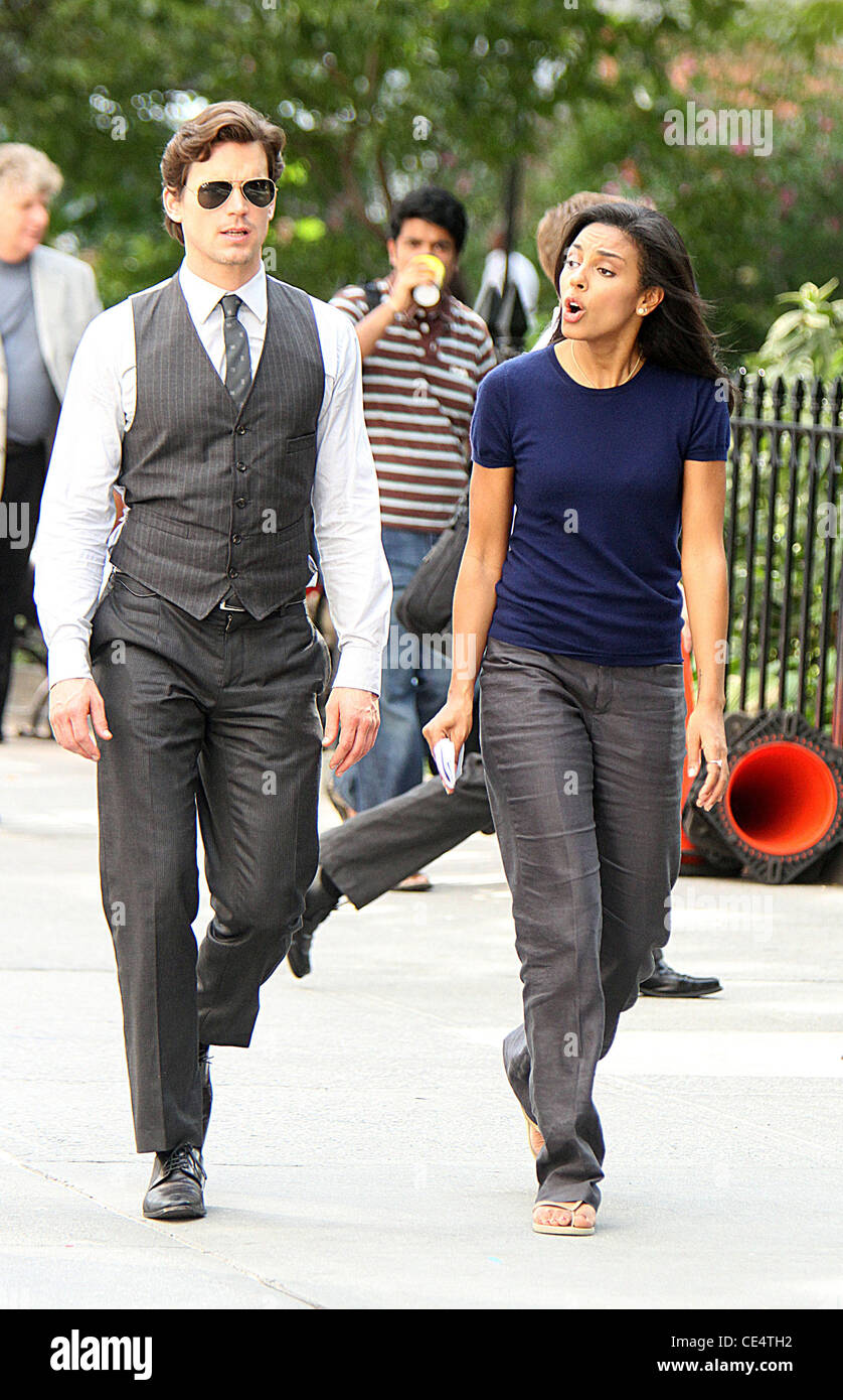 Matthew Bomer and Marsha Thomason are on location shooting the third ...
