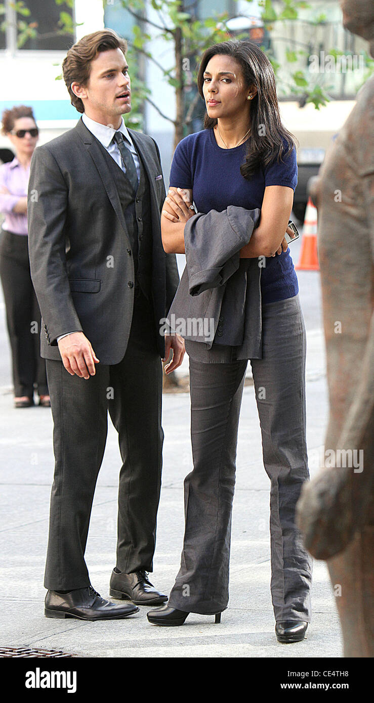 Matthew Bomer and Marsha Thomason are on location shooting the third ...