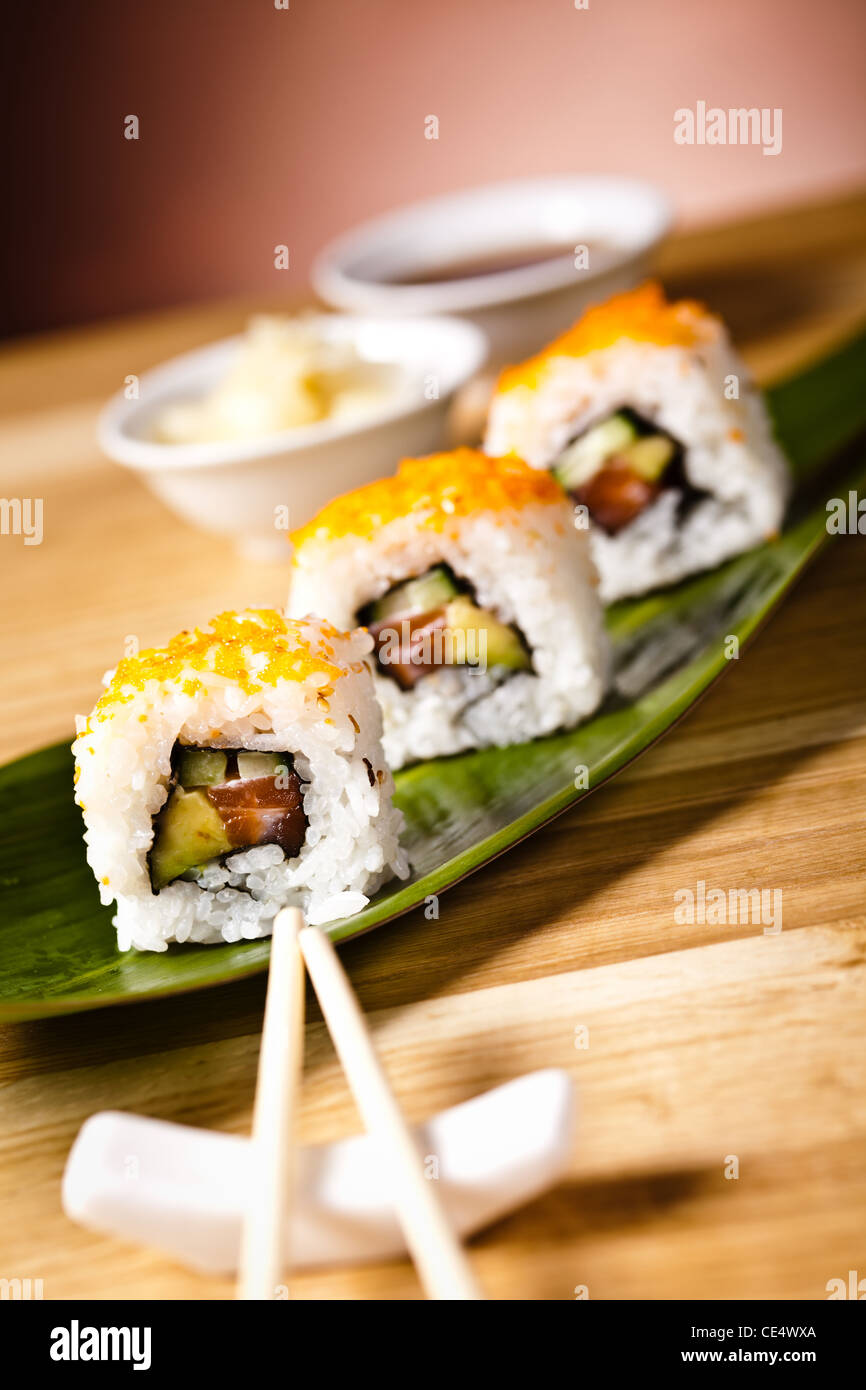 Sushi.Traditional Japanese food Stock Photo - Alamy