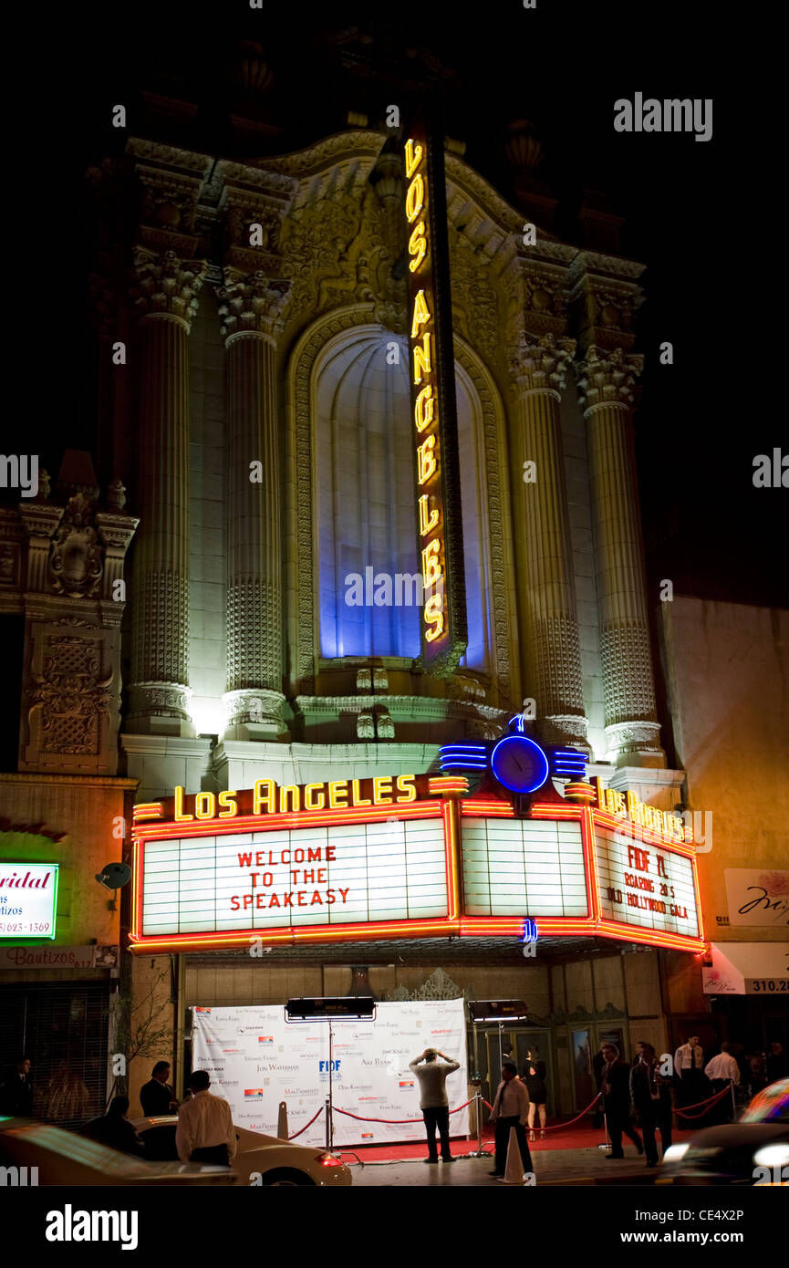 The Los Angeles Theatre, on 615 South Broadway, Los Angeles, California