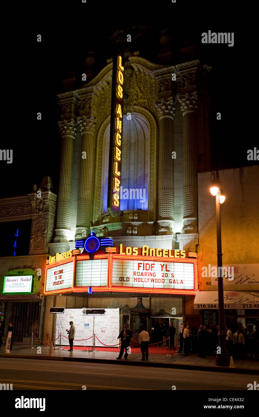 The Los Angeles Theatre, on 615 South Broadway, Los Angeles, California