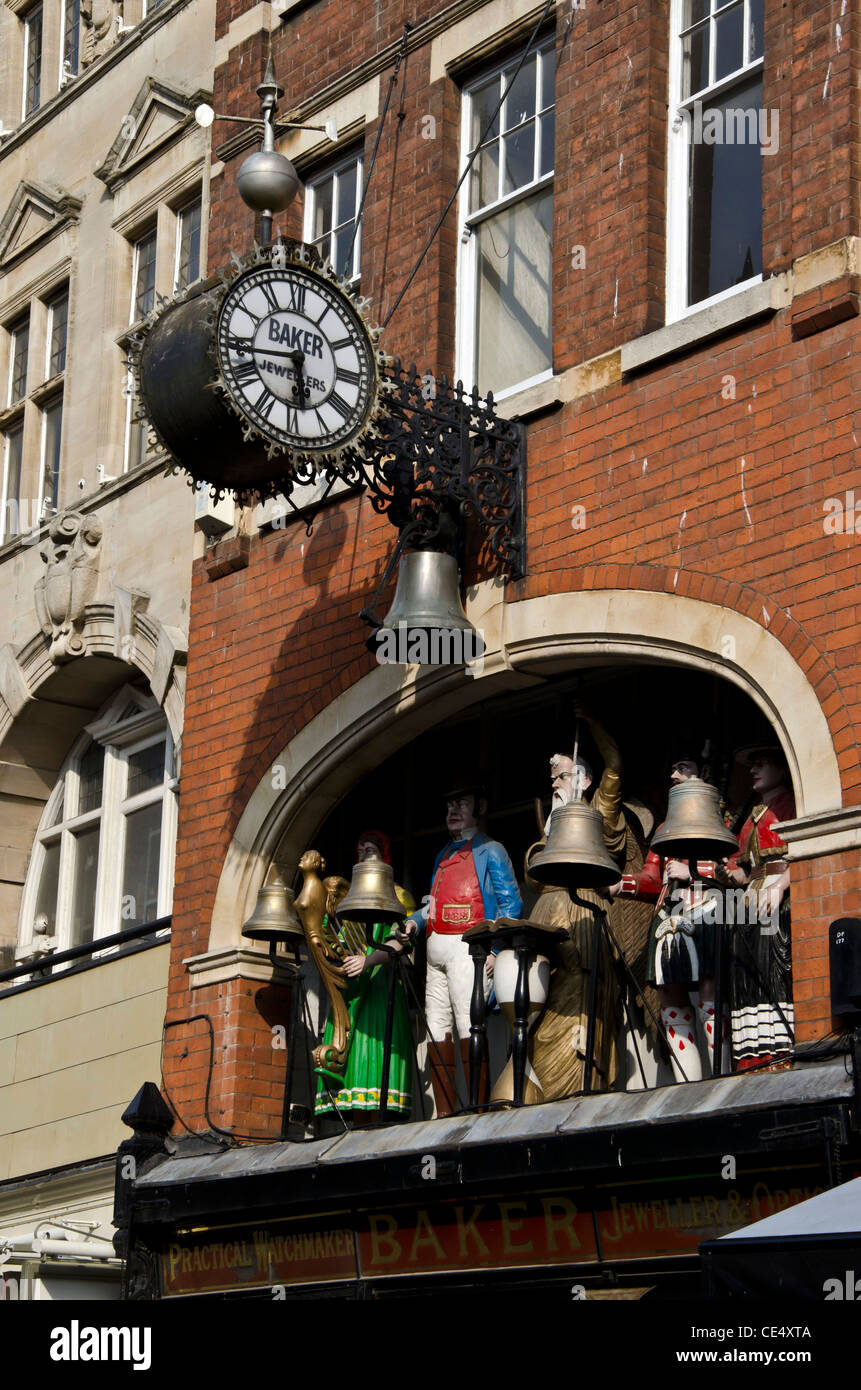 Ornamental clock in the centre of Gloucester, England Stock Photo Alamy
