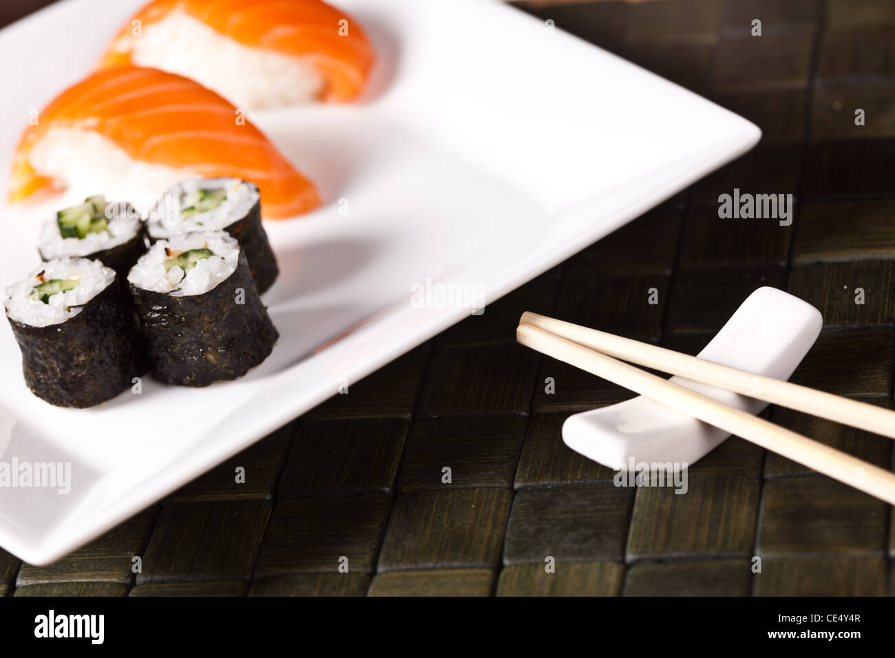 Sushi.Traditional Japanese food Stock Photo - Alamy