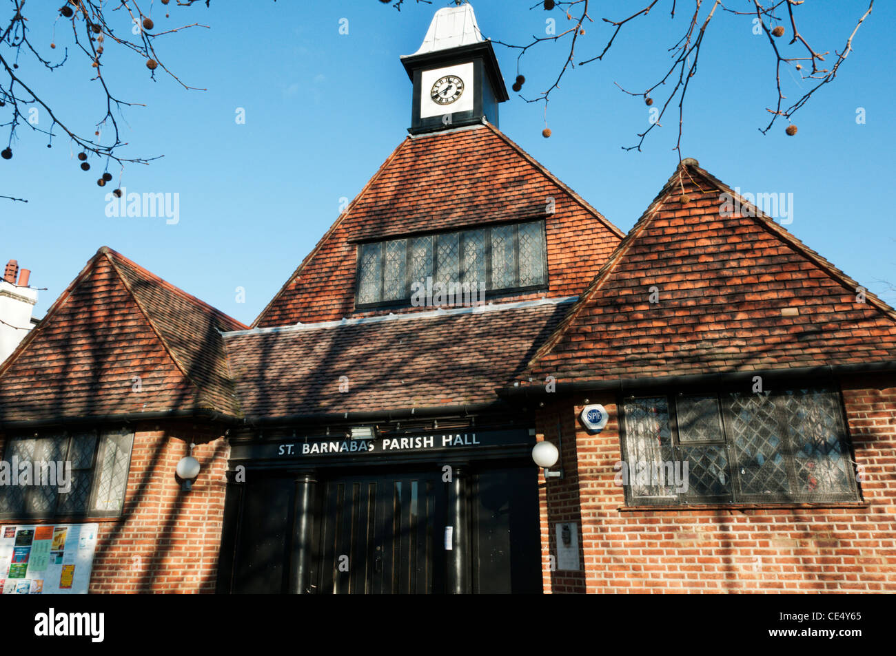 St Barnabas Parish Hall in Dulwich Village was built in 1910 in the